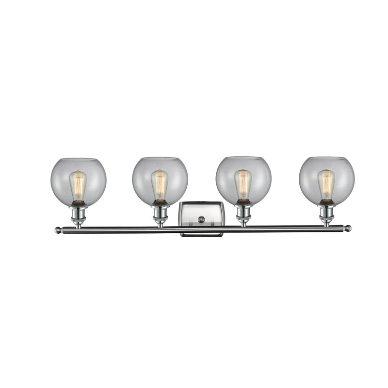 Innovations Lighting Athens 4 Light 36" Bath Vanity Light 516-4W-SN-G122-8-LED