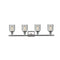 Innovations Lighting Caledonia 4 Light Bath Vanity Light Part Of The Ballston Collection 516-4W-SN-G257-LED