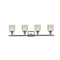 Innovations Lighting Caledonia 4 Light Bath Vanity Light Part Of The Ballston Collection 516-4W-SN-G259