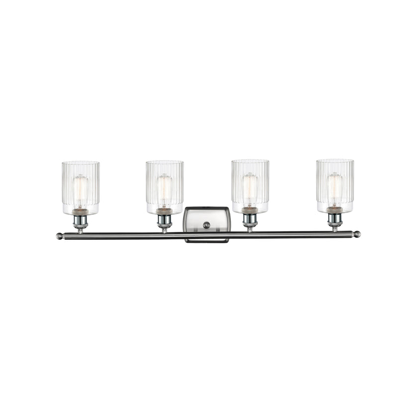 Innovations Lighting Hadley 4 Light Bath Vanity Light Part Of The Ballston Collection 516-4W-SN-G342-LED