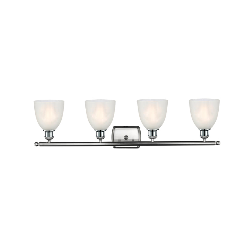 Innovations Lighting Castile 4 Light Bath Vanity Light Part Of The Ballston Collection 516-4W-SN-G381-LED