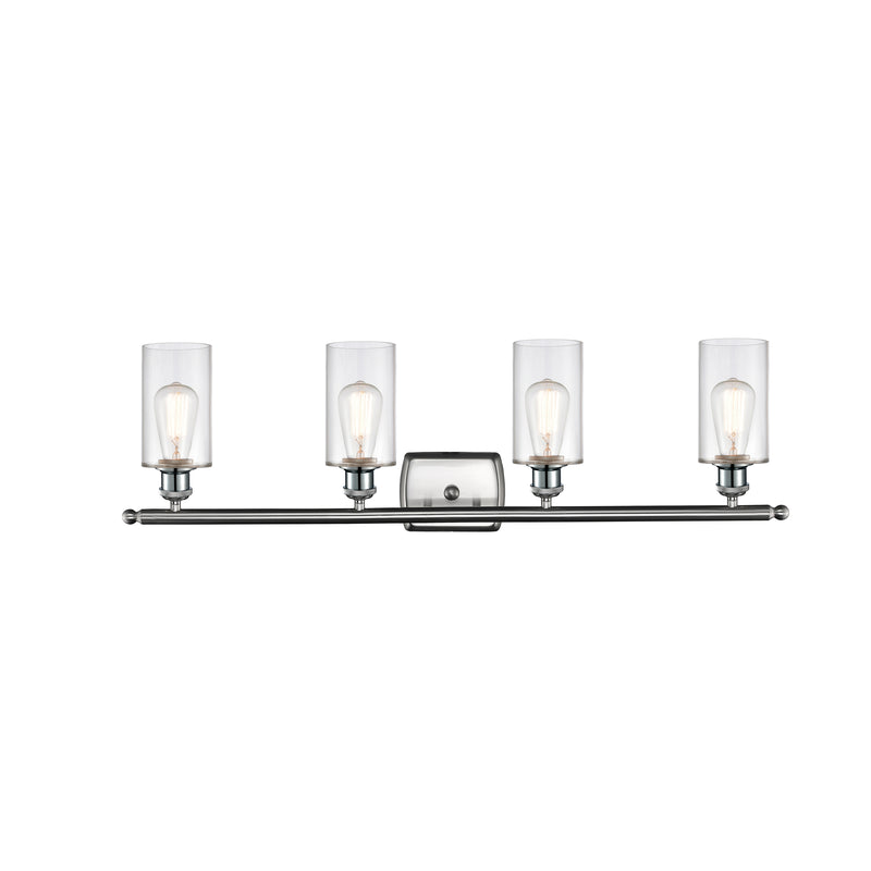 Innovations Lighting Clymer 4 Light Bath Vanity Light Part Of The Ballston Collection 516-4W-SN-G802-LED