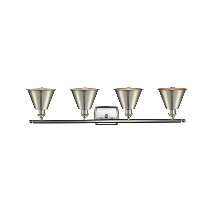 Innovations Lighting Smithfield 4 Light Bath Vanity Light Part Of The Ballston Collection 516-4W-SN-M8