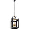 Kichler Vath 16" 4 Light Foyer Pendant Black 52029BK