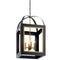 Kichler Vath 16" 4 Light Foyer Pendant Black and Natural Brass 52029BKNBR