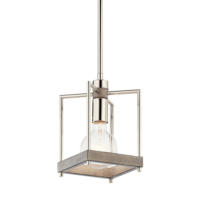 Kichler Tanis 1 Light Pendant Distressed Antique Gray 52093DAG