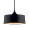 Kichler Elias 15.25" 1 Light Convertible Pendant Black 52097BK