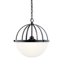 Kichler Edmar 3 Light Pendant Black 52135BK