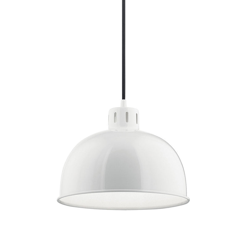 Kichler Zailey 9" 1 Light Pendant White 52152WH