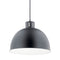 Kichler Zailey 12.5" 1 Light Pendant Black 52153BK