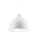 Kichler Zailey 12.5" 1 Light Pendant White 52153WH