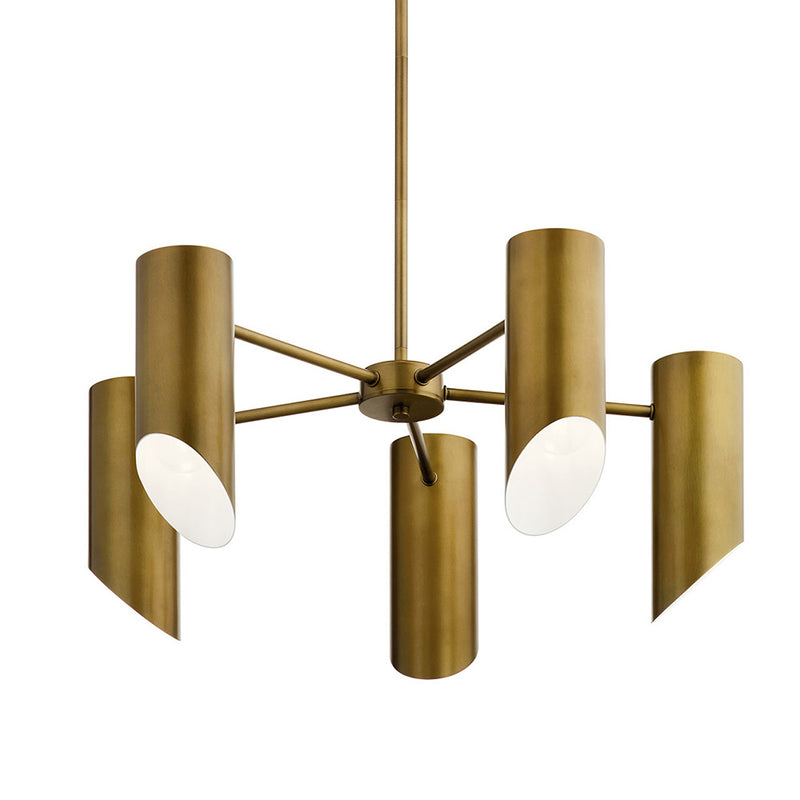 Kichler Trentino 5 Light Chandelier Natural Brass 52160NBR