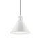 Kichler Zailey 9.5" 1 Light Pendant White 52176WH