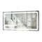 Krugg Icon 54" X 24" LED Bathroom Mirror with Dimmer and Defogger Lighted Vanity Mirror ICON5424