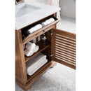 James Martin Savannah 26" Driftwood Single Vanity with 3 cm Carrara Marble Top 238-104-V26-DRF-3CAR