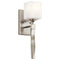 Kichler Marette 5 " 1 Light Wall Sconce with Satin Etched Cased Opal Glass Brushed Nickel 55000NI