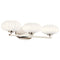 Kichler Pim 25" 3 Light Vanity Light with Satin Etched Cased Opal Glass Polished Nickel 55025PN