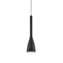 Dainolite 1 Light Pendant Matte Black Finish 582-1P-BK