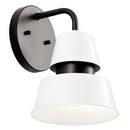 Kichler Lozano 9.75" 1 Light Wall Light White 59001WH