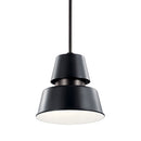 Kichler Lozano 9.5" 1 Light Pendant Black 59003BK