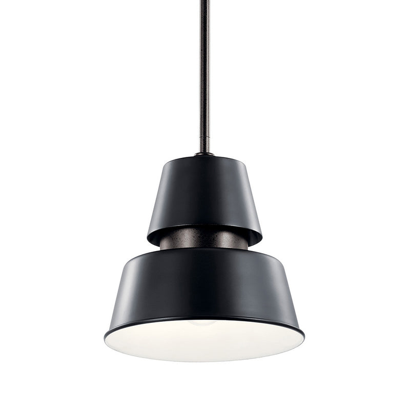 Kichler Lozano 9.5" 1 Light Pendant Black 59003BK