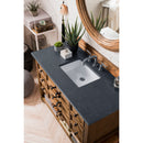 James Martin Malibu 48" Single Vanity Cabinet Honey Alder with 3 cm Charcoal Soapstone Quartz Top 500-V48-HON-3CSP