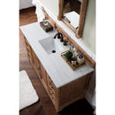 James Martin Providence 60" Driftwood Single Vanity with 3 cm Arctic Fall Solid Surface Top 238-105-5311-3AF