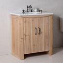 Bellaterra 30" Single Sink Vanity Solid Fir Natural 6001-30-NL-JW