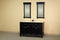 Bellaterra 62" Double Sink Vanity Wood Ebony 603215-62B-TR