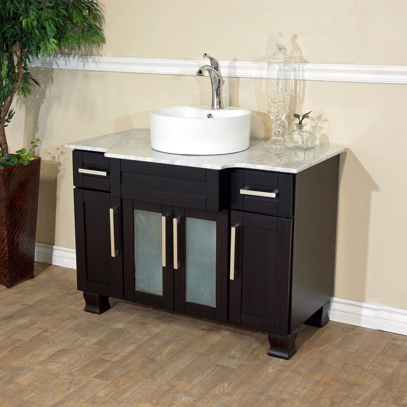 Bellaterra 40" Single Sink Vanity Dark Mahogany 604023A