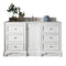 James Martin De Soto 60" Single Vanity Bright White with 3 cm Classic White Quartz Top 825-V60S-BW-3CLW