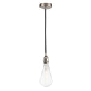 Edison Mini Pendant shown in the Brushed Satin Nickel finish