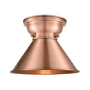 Briarcliff Flush Mount shown in the Antique Copper finish with a Antique Copper shade