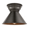 Briarcliff Flush Mount shown in the Oil Rubbed Bronze finish with a Oil Rubbed Bronze shade