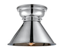 Briarcliff Flush Mount shown in the Polished Chrome finish with a Polished Chrome shade