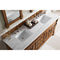 James Martin Brookfield 72" Country Oak Double Vanity with 3 cm Arctic Fall Solid Surface Top 147-114-5771-3AF