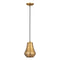 Hartford Mini Pendant shown in the Brushed Brass finish with a Brushed Brass shade