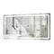 Krugg Icon 66" X 36" LED Bathroom Mirror with Dimmer and Defogger Large Lighted Vanity Mirror ICON6636