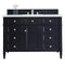 James Martin Brittany 48" Victory Blue Single Vanity with 3 cm Arctic Fall Solid Surface Top 650-V48-VBL-3AF