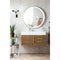 James Martin Mercer Island 36" Single Vanity Latte Oak Radiant Gold with Glossy White Composite Top 389-V36-LTO-G-GW