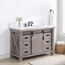 Cortes 48" Single Sink Bath Vanity with White Composite Countertop