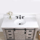 Cortes 48" Single Sink Bath Vanity with White Composite Countertop