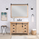 Cortes 48" Single Sink Bath Vanity with White Composite Countertop