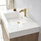 Vinnova Design Huesca 36" Single Sink Bath Vanity with Grey Composite Integral Square Sink Top