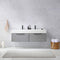 Vinnova Design Vegadeo 60" Double Sink Bath Vanity with White One-Piece Composite Stone Sink Top