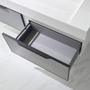 Vinnova Design Vegadeo 60" Double Sink Bath Vanity with White One-Piece Composite Stone Sink Top