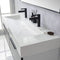 Vinnova Design Vegadeo 60" Double Sink Bath Vanity with White One-Piece Composite Stone Sink Top