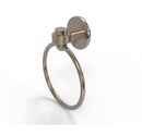Allied Brass Satellite Orbit One Collection Towel Ring with Groovy Accent 7116G-PEW