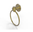 Allied Brass Satellite Orbit One Collection Towel Ring with Groovy Accent 7116G-SBR