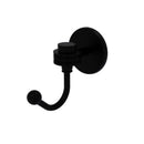 Allied Brass Satellite Orbit One Robe Hook with Dotted Accents 7120D-BKM